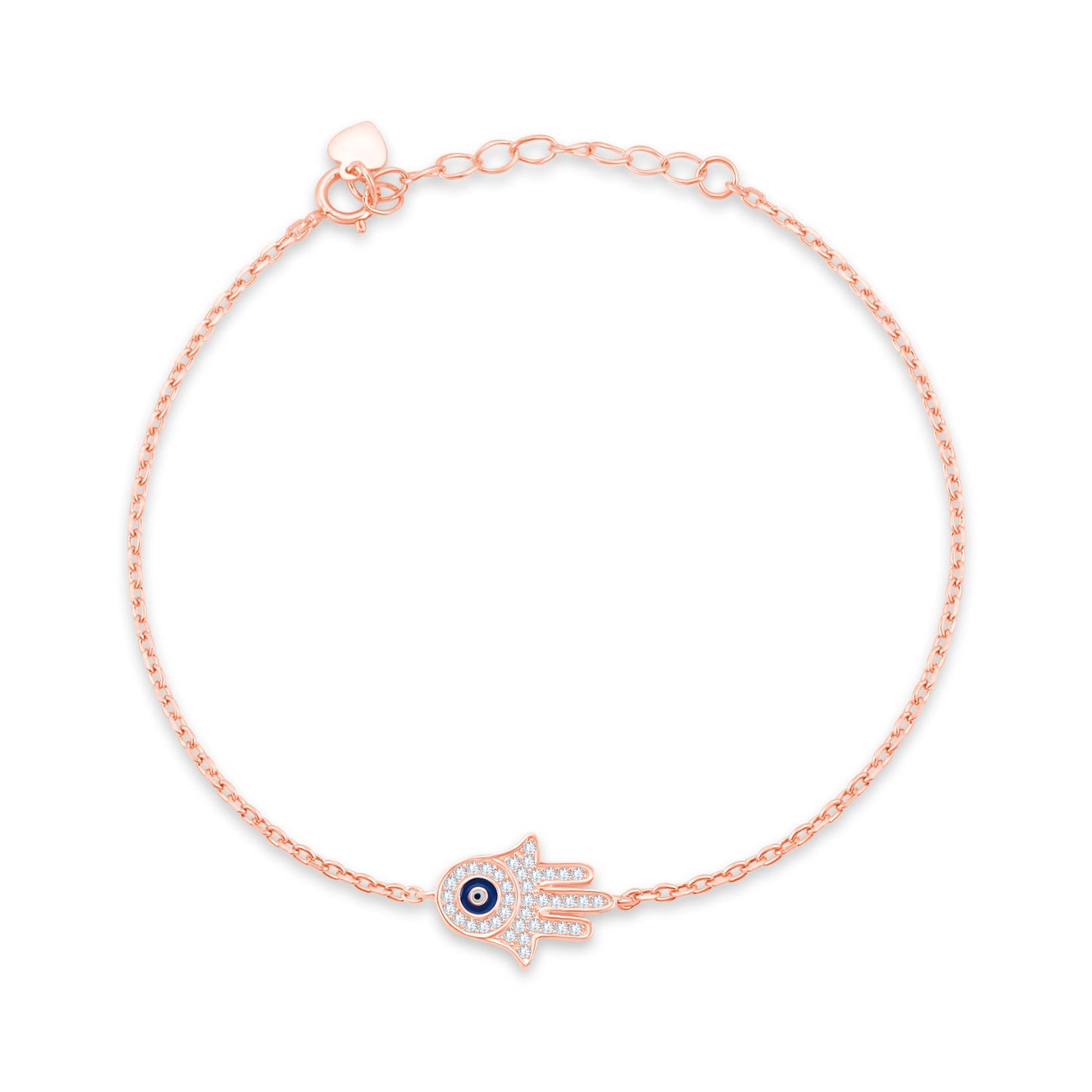The Hamsa Blessing Bracelet in 925 Silver