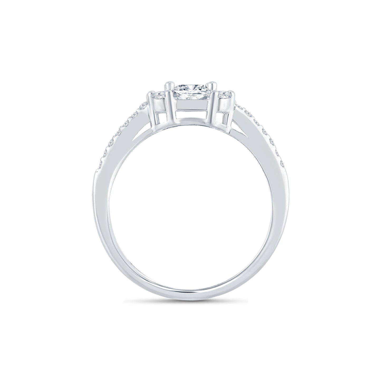 Nova Solitaire Ring in 925 Silver