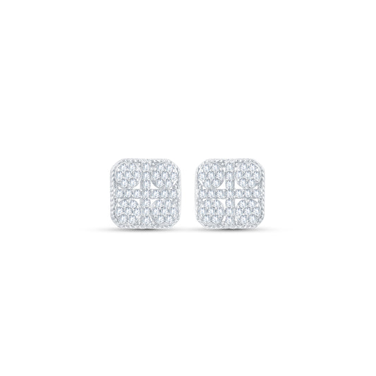 Stella 925 Sterling Silver Square Earrings