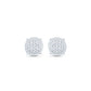 Radiance 925 Sterling Silver Round Studs