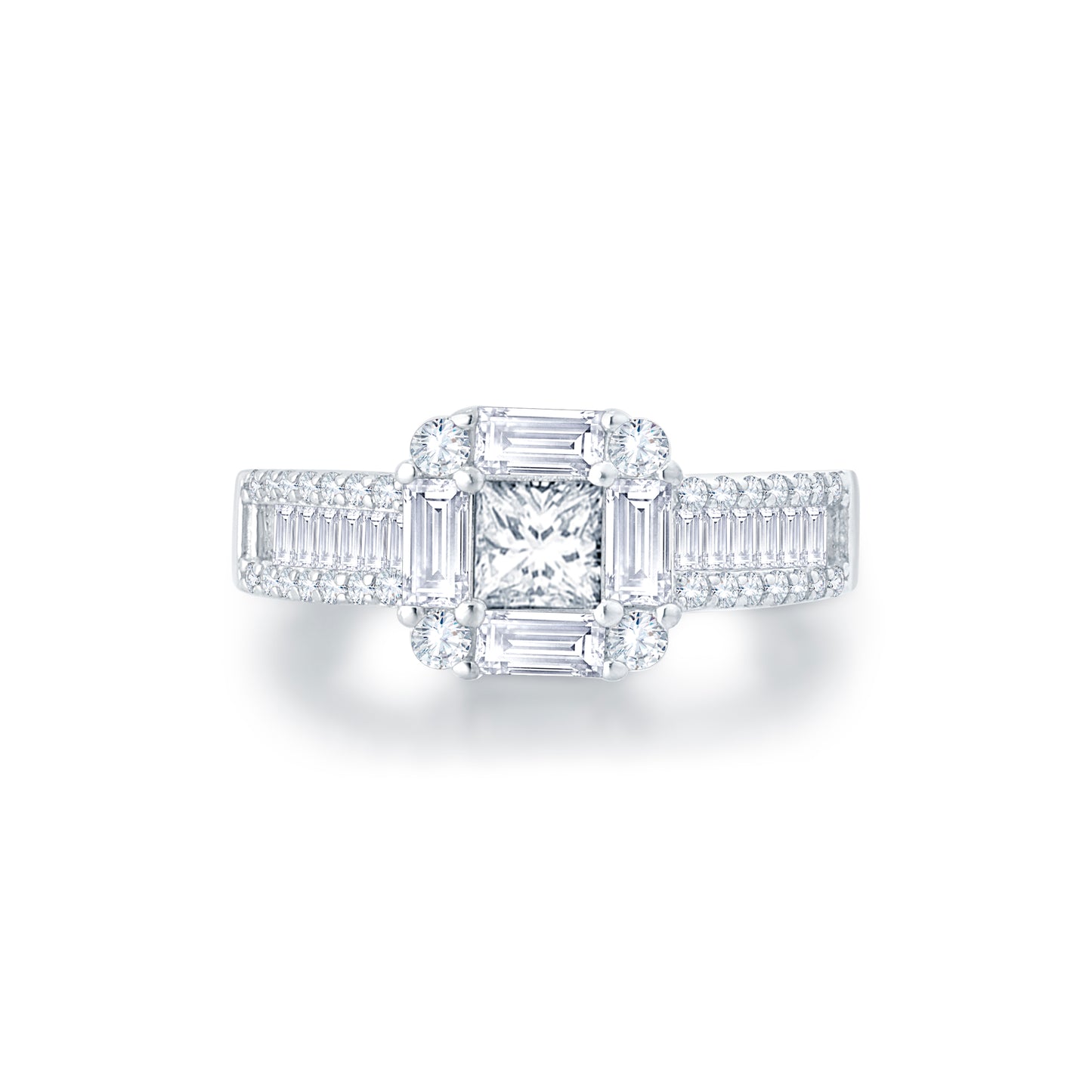 Nova Solitaire Ring in 925 Silver