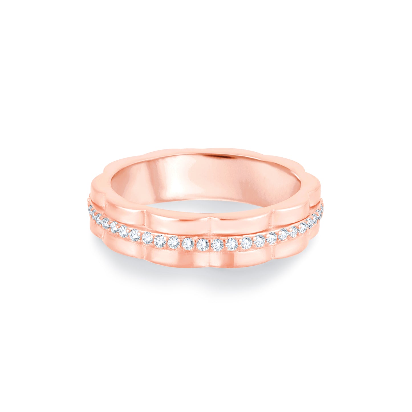 Lustre Loop Band in 925 Silver